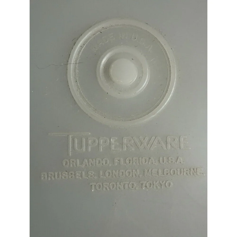 VTG Tupperware Large Round Carry All Pie Keeper Storage With Lid 12 Inch Retro